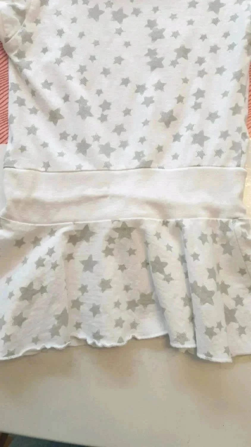 Witte gestippelde tuniek voor 5-jarigen – photo 15